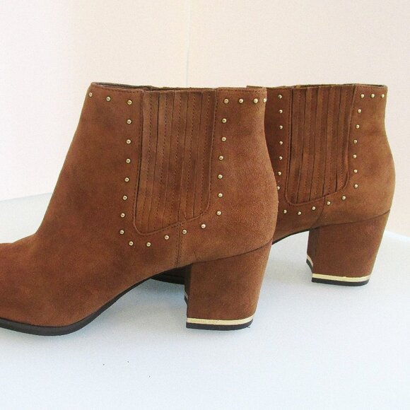 Michael Kors (Gemma) New Suede Mid Booties Size 8M - Picture 2 of 5